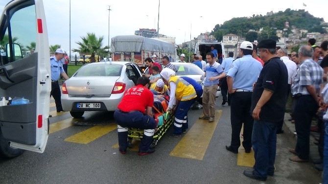 Giresun’da Trafik Kazası: 4 Yaralı