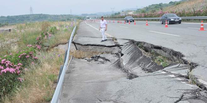 Bursa Otobanı’nda büyük tehlike