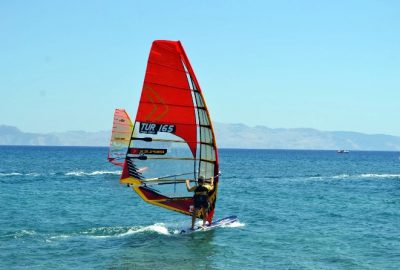 Datça’da düzenlenen 10. Pegasus Windsurf Kiteboard Lig’i birinci ayak yarışları
