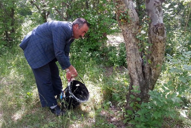 Van’ın Gevaş ilçesinde sulamada kapalı boru sistemine geçmek için 5