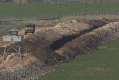 Mardin'in Nusaybin İlçesi ile hemen karşısında bulunan Suriye'nin Kamışlı kenti