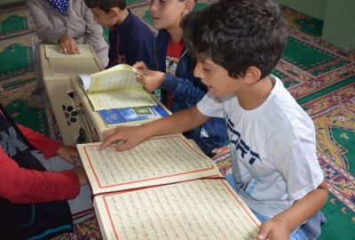 Eskişehir’in Seyitgazi ilçesi Kırka mahallesindeki camilerdeki yaz Kur’an kursları çocuklar