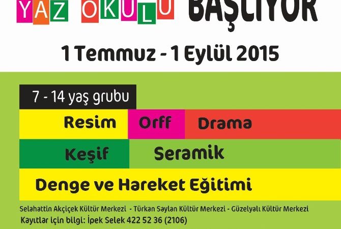 Konak Belediyesi, yaz tatiline çıkan öğrencilerin boş vakitlerini daha verimli