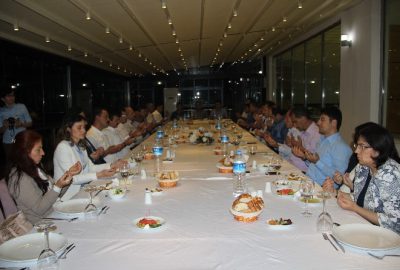 Çanakkale’nin Çan ilçe Kaymakamı Nurettin Kakillioğlu, daire amirlerine iftar yemeği