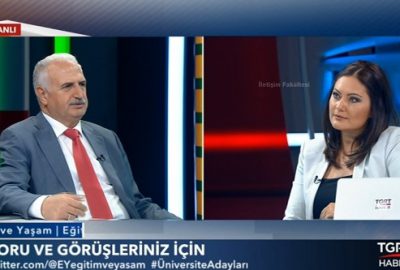 TGRT Haber’de yayınlanan “Eğitim ve Yaşam” adlı programına katılan Atatürk