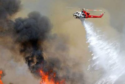 ABD’de korkutan yangın