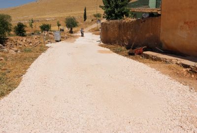 Haliliye Belediyesi Fen İşleri Müdürlüğü, kırsal Dağ Eteği Mahallesi’nde 3