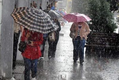 Meteoroloji Genel Müdürlüğünce yurdun bazı bölümlerinde kuvvetli sağanak ve gök