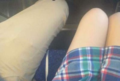 ‘Bacaklarını topla, yayılma’