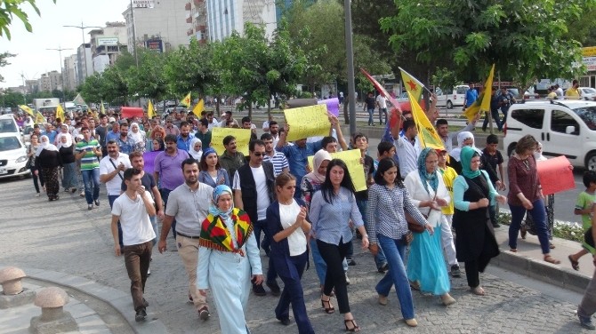 HDP Ve DBP’den IŞİD Protestosu
