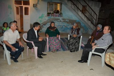 Kırıkhan Kaymakamı Halil Uyumaz, Kırıkhan Belediye Başkanı Ayhan Yavuz ile