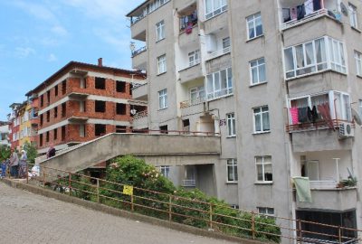 Ordu’da 16 yıl önce inşa edilen 9 katlı 36 daireli