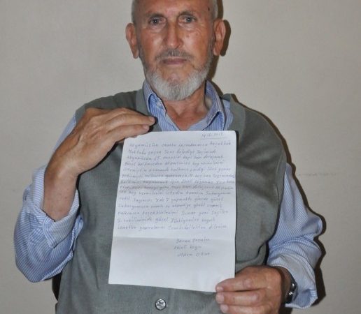 Sakarya’nın Erenler ilçesi Ekinli köyü sakinlerinden Adem Okur adlı kişi