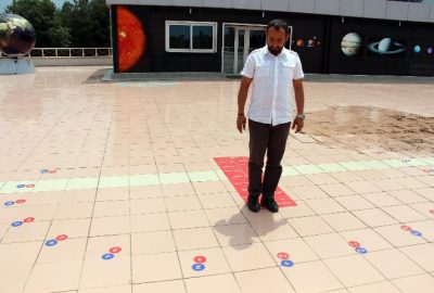 Ondokuz Mayıs Üniversitesi (OMÜ) Gözlemevi Sorumlusu Selami Kalkan, yer yüzeyi