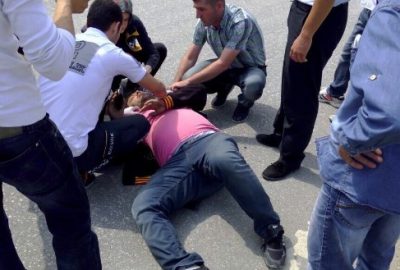 Bilecik’in Vezirhan beldesinde yaşanan bir trafik kazasında yaralanan vatandaş, sağlık