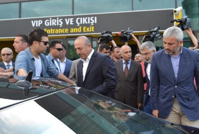 Dışişleri Bakanı Mevlüt Çavuşoğlu, iftar yemeği organizasyonuna katılmak üzere Ordu’ya