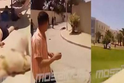 39 kişinin öldüğü Tunus’taki otel saldırısı kamerada