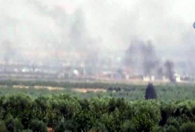 Kilis’in karşısında bulunan Suriye'nin köylerinde, IŞİD militanları ile muhalif gruplar