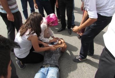 Adıyaman’da motosiklet ile otomobilin çarpışması sonucu meydana gelen kazada 1