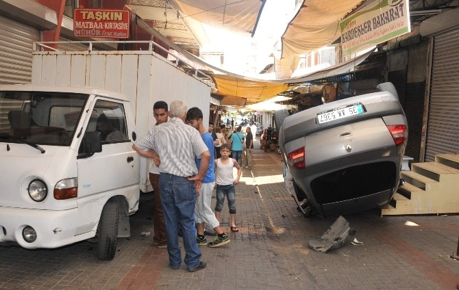 Aydın’da İlginç Kaza; 1 Yaralı