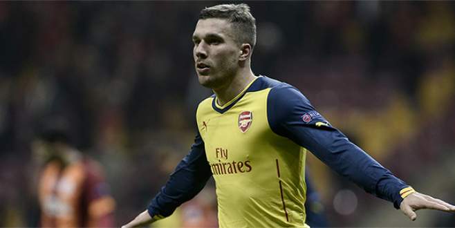 Podolski Galatasaray için Türkiye’de!