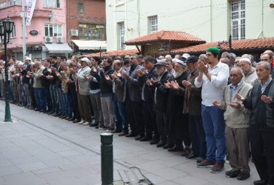 Doğu Türkistan’da zulme uğrayan ve şehit edilen Müslümanlar için Eskişehir’de