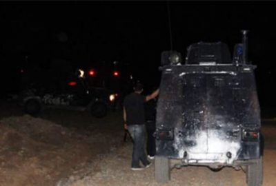 Şırnak’ın Cizre ilçesinde Suriye sınırında bulunan bir askeri karakolun bulunduğu