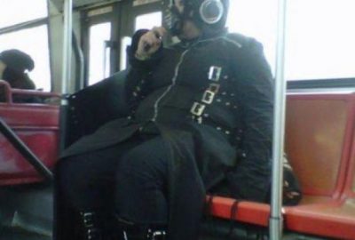 Metroda şaşırtan görüntü