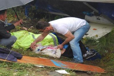 Bursa’da piknik dönüşü feci kaza..! 22 yaralı