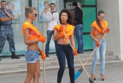 Yürek hoplatan kadın temizlikçiler!