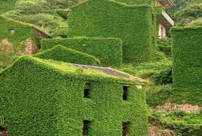 Doğa tüm köyü yuttu