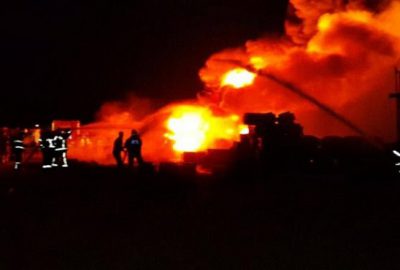 Bursa’da plastik fabrikasında yangın!