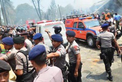 Endonezya’da uçak kazası
