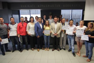 Menderes Belediyesi’nin kendi işini kurmak isteyenlere yönelik KOSGEB ile gerçekleştirdiği