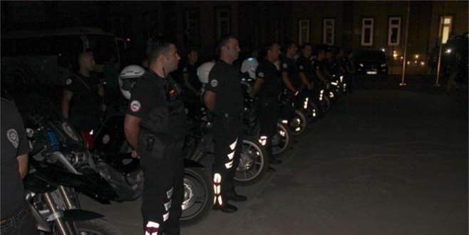 850 polisle huzur operasyonu!