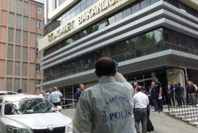 Adalet Bakanlığı ek binası tabelasına ateş eden zanlı, "korku, kaygı