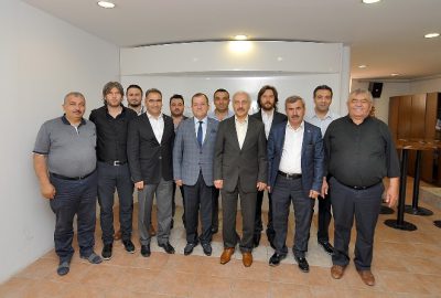 Çorum Belediyespor yönetim kurulu üyeleri, yeni sezon hazırlıkları öncesinde Ticaret