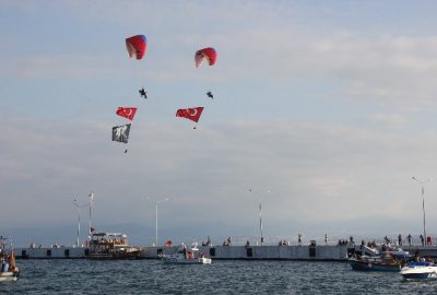 Sinop’ta Kabotaj Bayramı dolayısı ile çeşitli etkinlikler düzenlendi. Sinop İskele
