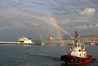 Samsun’da Denizcilik ve Kabotaj Bayramı’nın 89. yıl dönümü denize çelenk