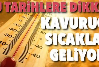 "Serin olan batı bölgeleri salı ve çarşambadan itibaren ısınacak. Marmara’da