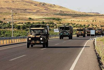 Gaziantep'ten yola çıkan çok sayıda tank ve zırhlı araç Suriye