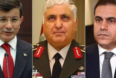 Başbakan Ahmet Davutoğlu, Genelkurmay Başkanı Orgeneral Necdet Özel ile MİT