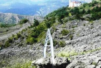 Toprak kayması sonucu enerji nakil hatlarının hasar görmesi nedeniyle Çankırı’ya