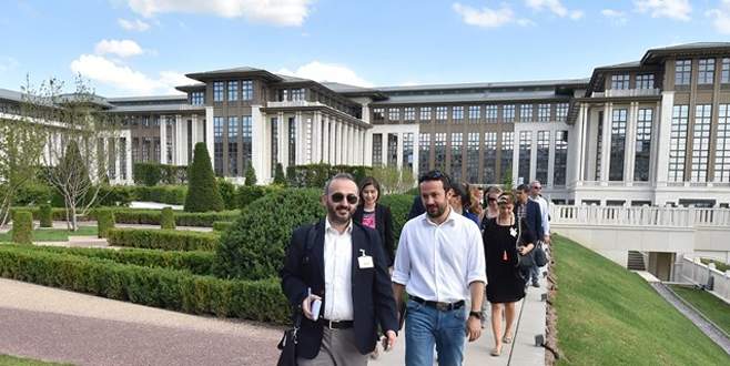 Cumhurbaşkanlığı Sarayı’nın kapıları medyaya açıldı