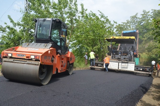 Trabzon Büyükşehir Belediyesi 85 Bin Ton Asfalt Serdi
