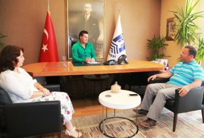 Muğla Kültür Turizm Müdürü Veli Çelik Bodrum Belediye Başkanı Mehmet