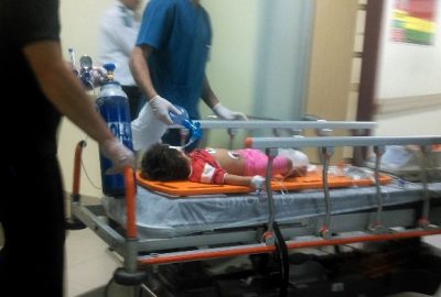Kayseri’de oturdukları 3. katın balkonundan düşen 16 aylık bebek ağır
