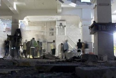 Camiye ‘varil bombalı’ saldırı