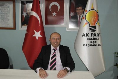 AK Parti Salihli İlçe Başkanı Ahat Aksoy, çiftçilerin kendi alanlarındaki