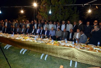 Kayseri Şeker Sahur sofrası Yahyalı’da İlçe protokolünün de katılımıyla Yerköy’de